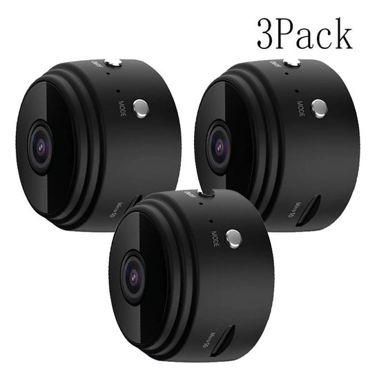 3Pack Mini Camera 1080P HD Camera Wireless Hidden Wifi Cameras- Covert Nanny Cam Home Security Surveillance Cam,For Indoor Outdoor Car Small Security Camera